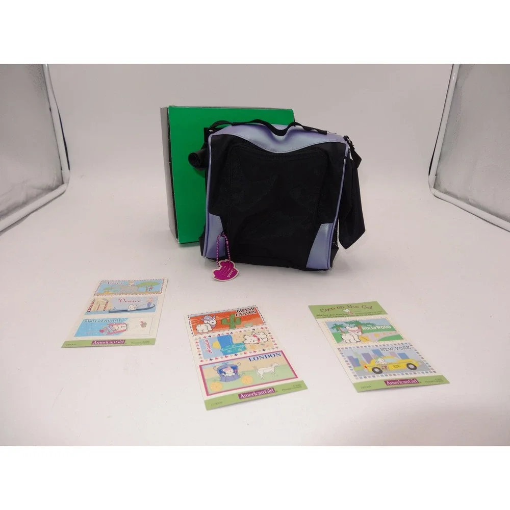American Girl Today Coco on the Go Pet Carrier Bag with Stickers 2002